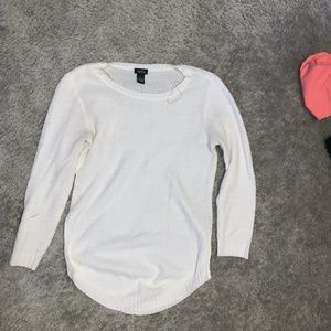 White Long Sleeve Tee